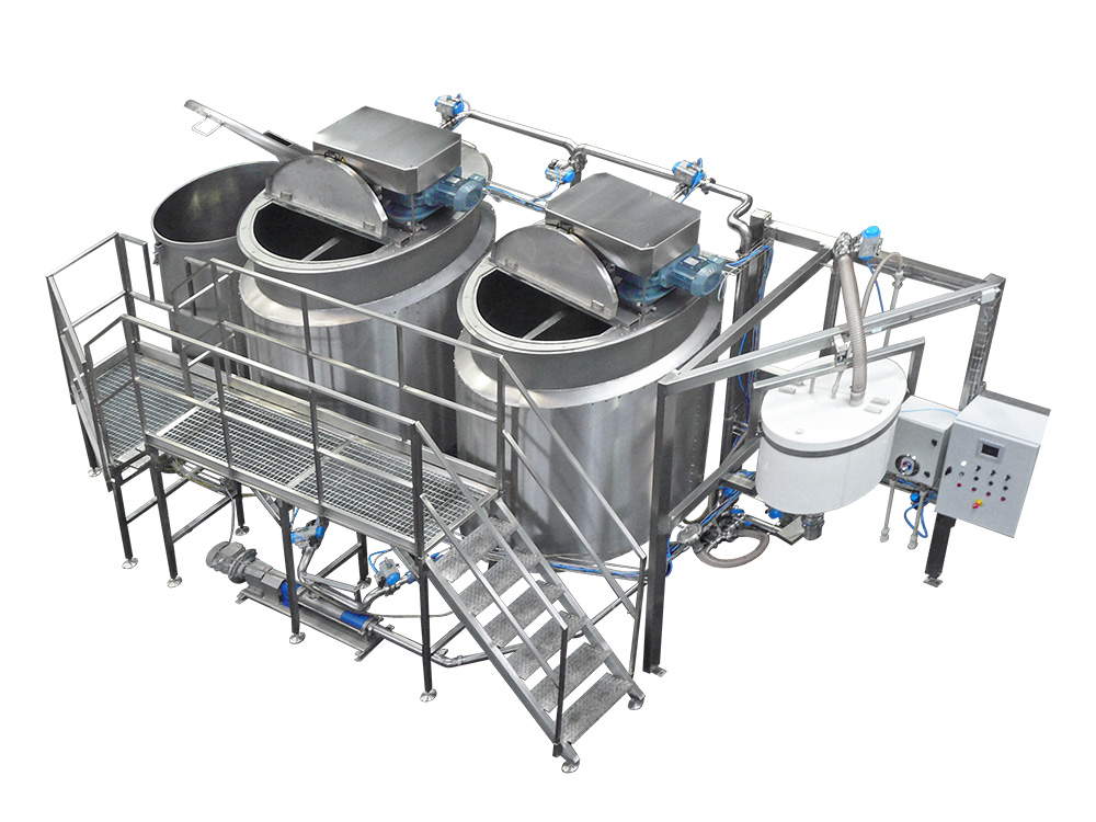 Top view of a Topos Fermentor System